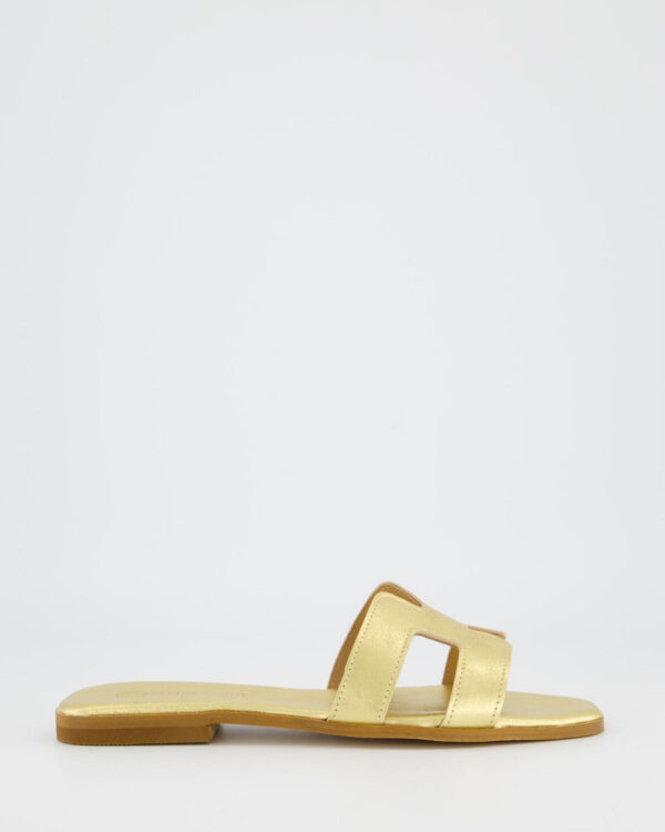 Women’s Joy Slippers Gold Metallic
