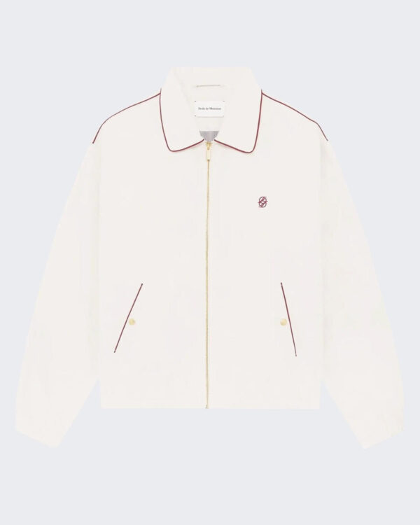 Drole De Monsieur Men’s Blouson Brodé Coton White Jacket