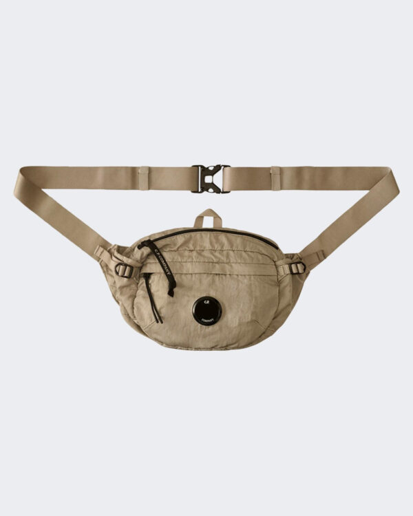 C.P.Company Men’s Waist Lens Bag Grey/Beige