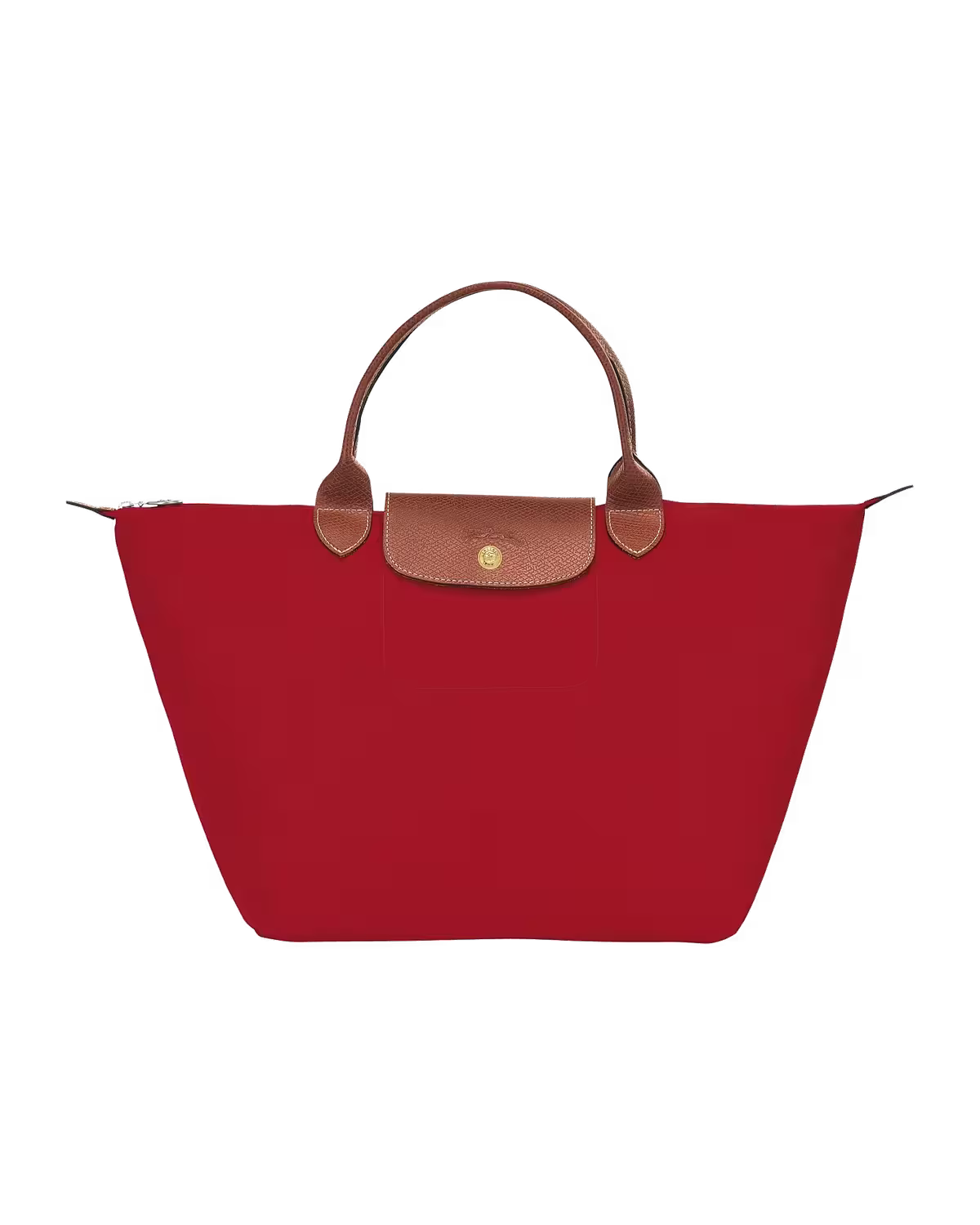 Longchamp Medium Top Handle Tote Bag in Red