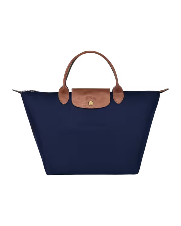 Longchamp Medium Top Handle Tote Bag in Navy
