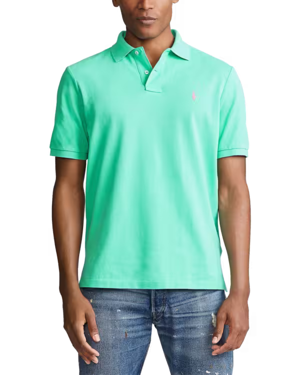 Basic Mesh Knit Polo