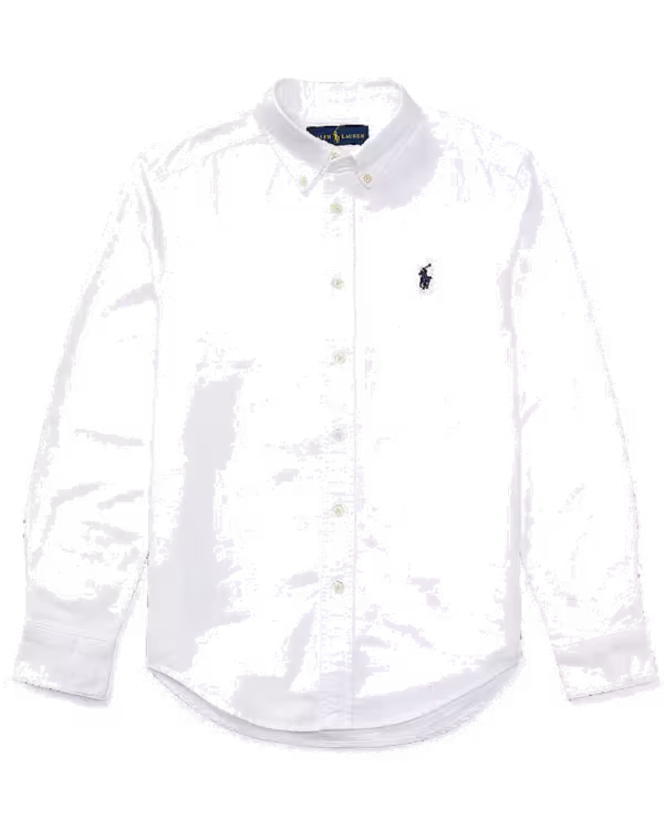 Kids Solid Cotton Oxford Shirt (8-14 Years)
