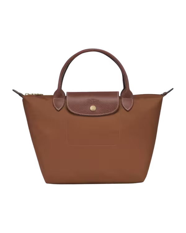 Longchamp Le Pliage Original Small Top Handle Bag in Cognac