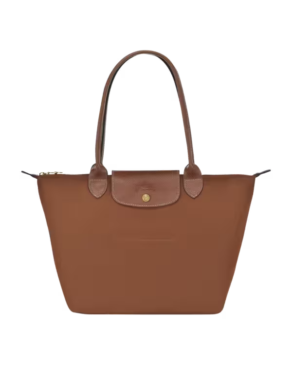 Longchamp Le Pliage Original Small Shoulder Bag in Cognac