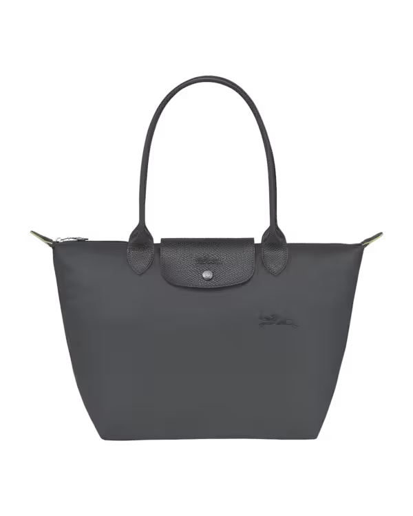 Longchamp Le Pliage Green Small Shoulder Bag in Graphite