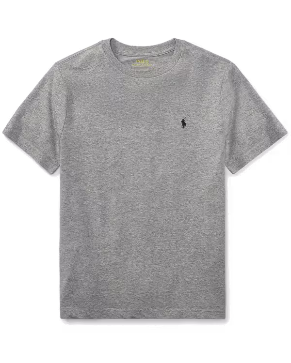 Kids Cotton Jersey Crewneck T-Shirt (8-18 Years)
