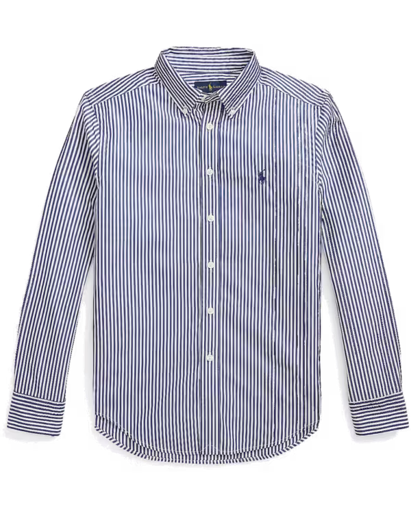 Striped Cotton Poplin Shirt (8-18 Years)