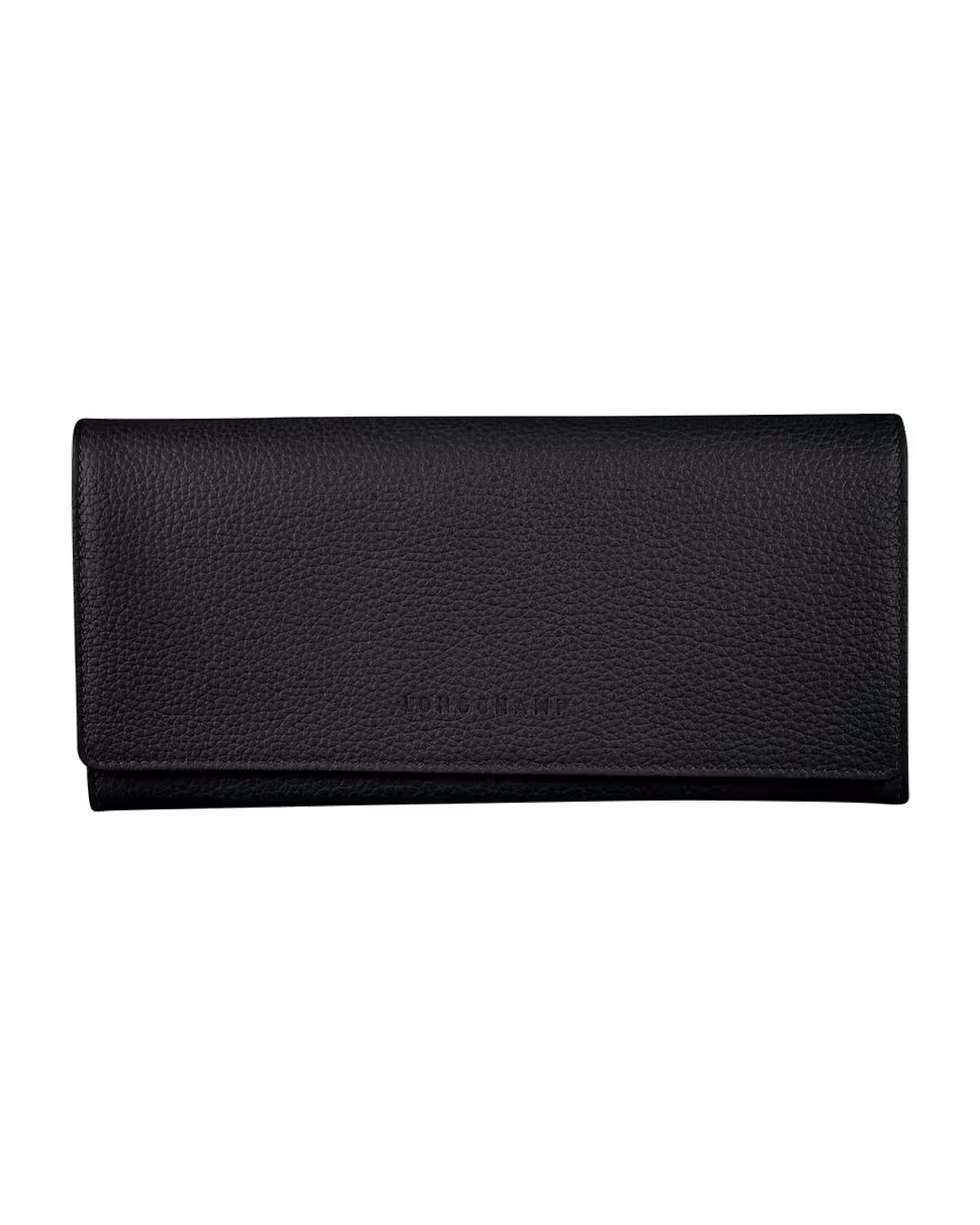 Longchamp Le Foulonné Wallet Black in Black
