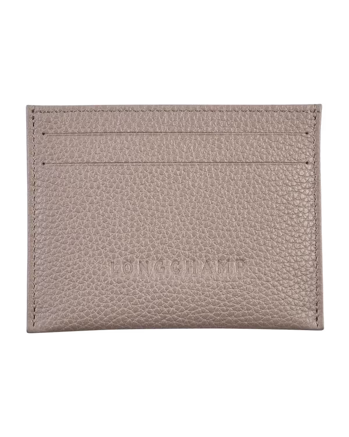 Longchamp Le Foulonné Card Holder Black in Turtledove