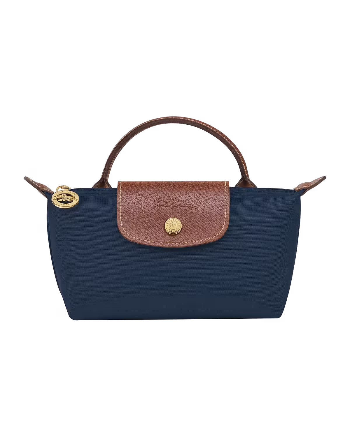 Longchamp Le Pliage Original Clutch Pouch Black in Navy