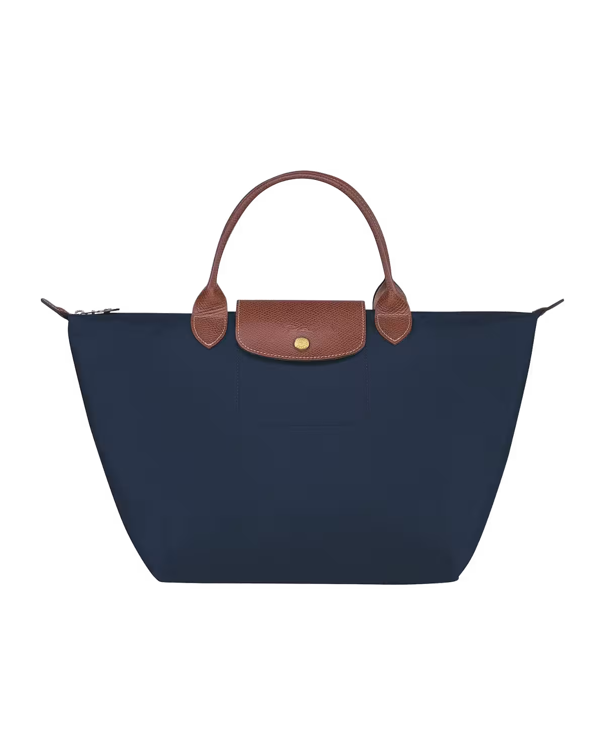 Longchamp Le Pliage Original Handbag M Top Handle Bag Black in Navy