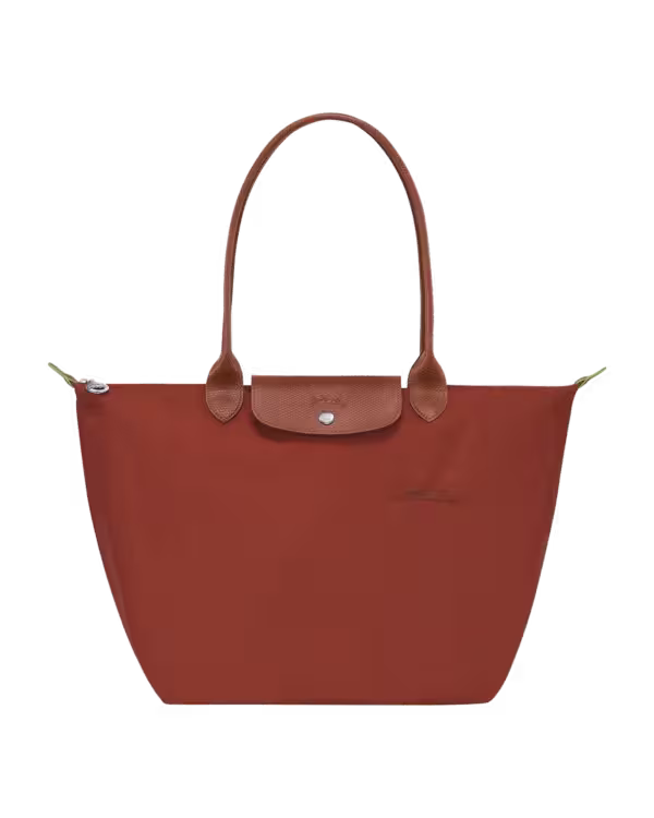 Longchamp Le Pliage Green Tote Bag in Chestnut