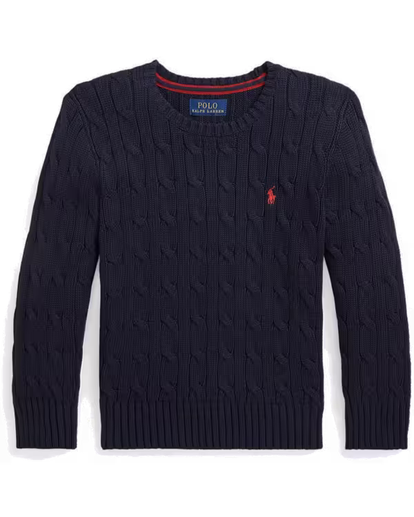 Kids Cable-Knit Cotton Sweater (2-7 Years)