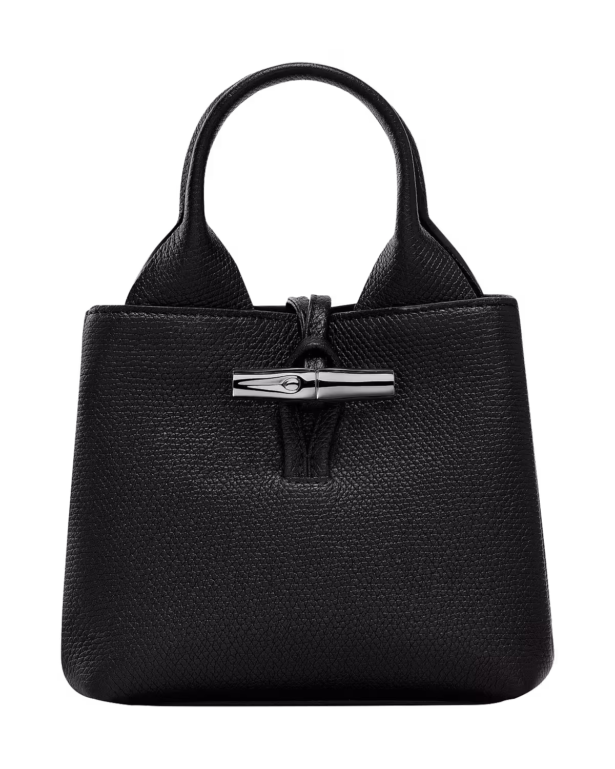 Longchamp Le Roseau Handbag XS in Black