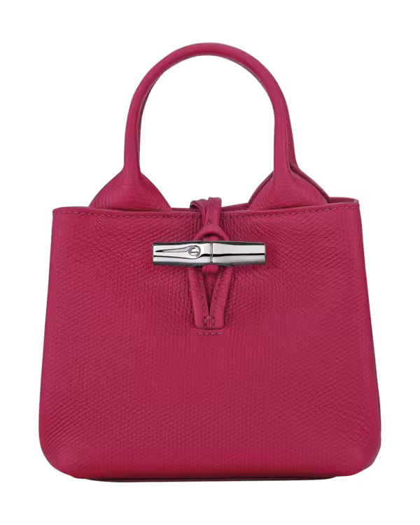 Longchamp Le Roseau Handbag XS in Beetroot