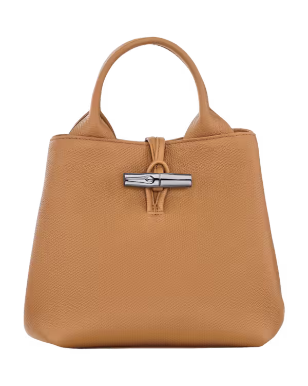 Longchamp Le Roseau Handbag S in Walnut