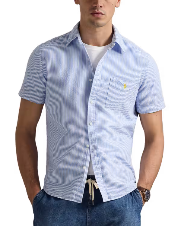 Custom Fit Seersucker Shirt