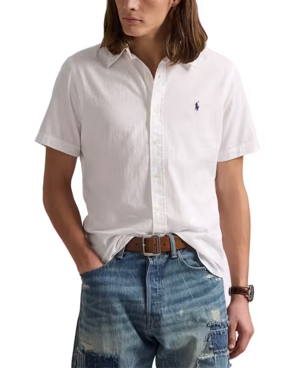 Custom Fit Seersucker Shirt