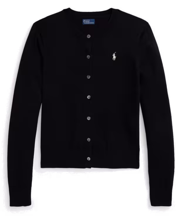 Cotton Crewneck Cardigan