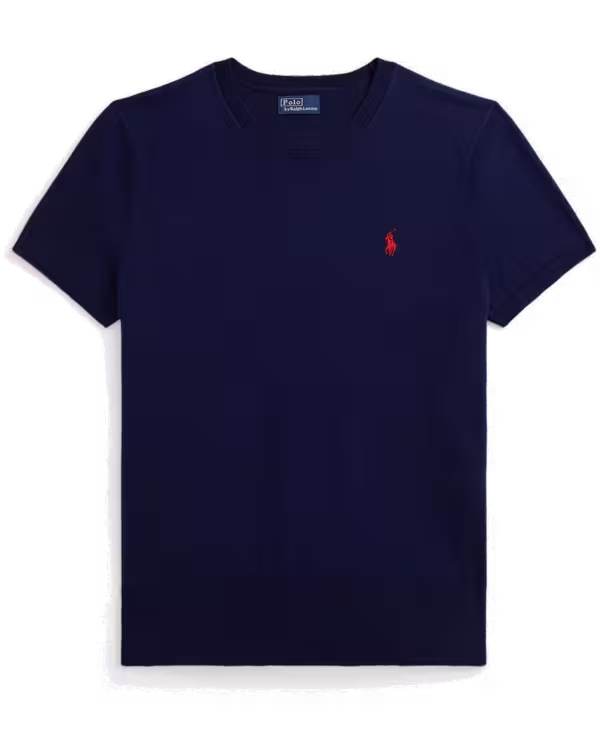 Short-Sleeve Crewneck Sweater