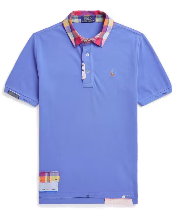 Kids Distressed Cotton Mesh Polo Shirt (8-20 Years)