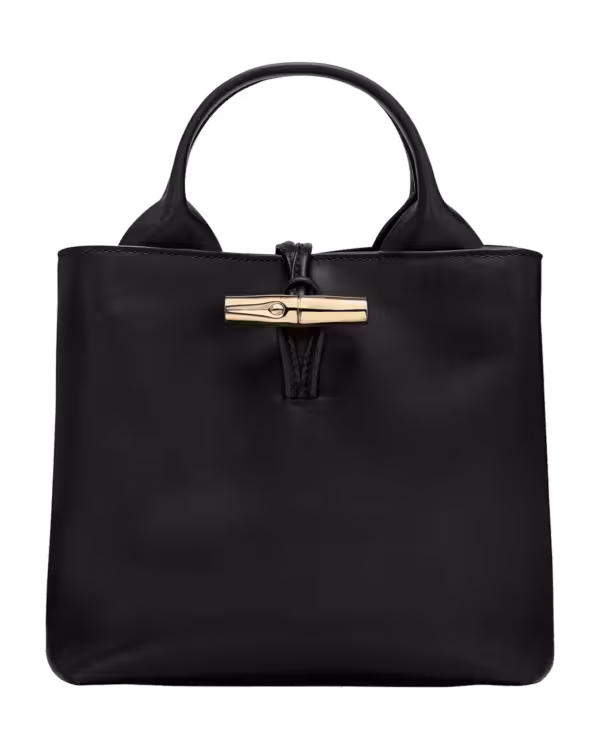 Longchamp Le Roseau Sleek Top handle bag in Black