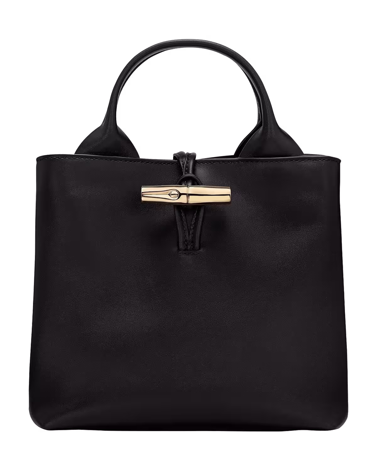 Longchamp Le Roseau Sleek Top handle bag in Black