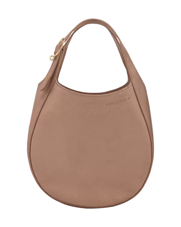 Longchamp Le Foulonné Top handle bag in Biscuit