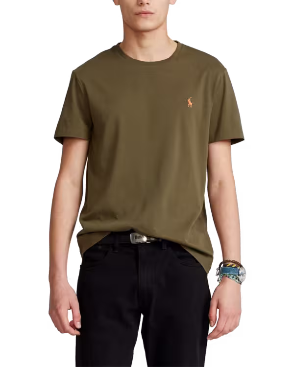 Custom Slim Fit Jersey Crewneck T-Shirt