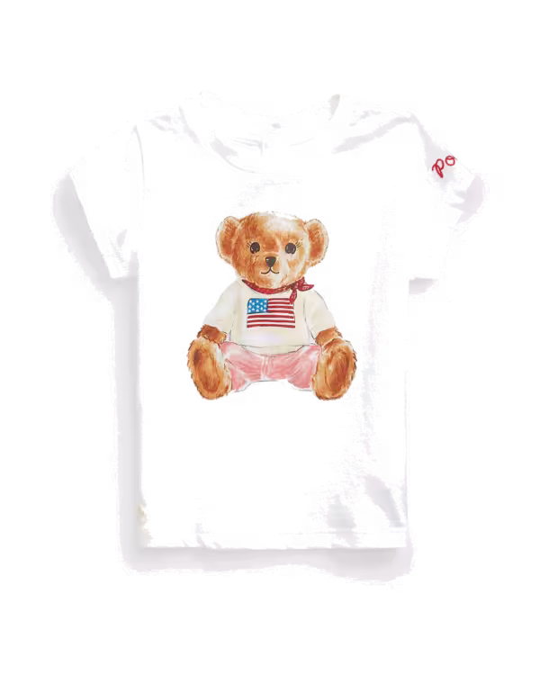 Kids Polo Bear Cotton Jersey Tee (3-24 Months)