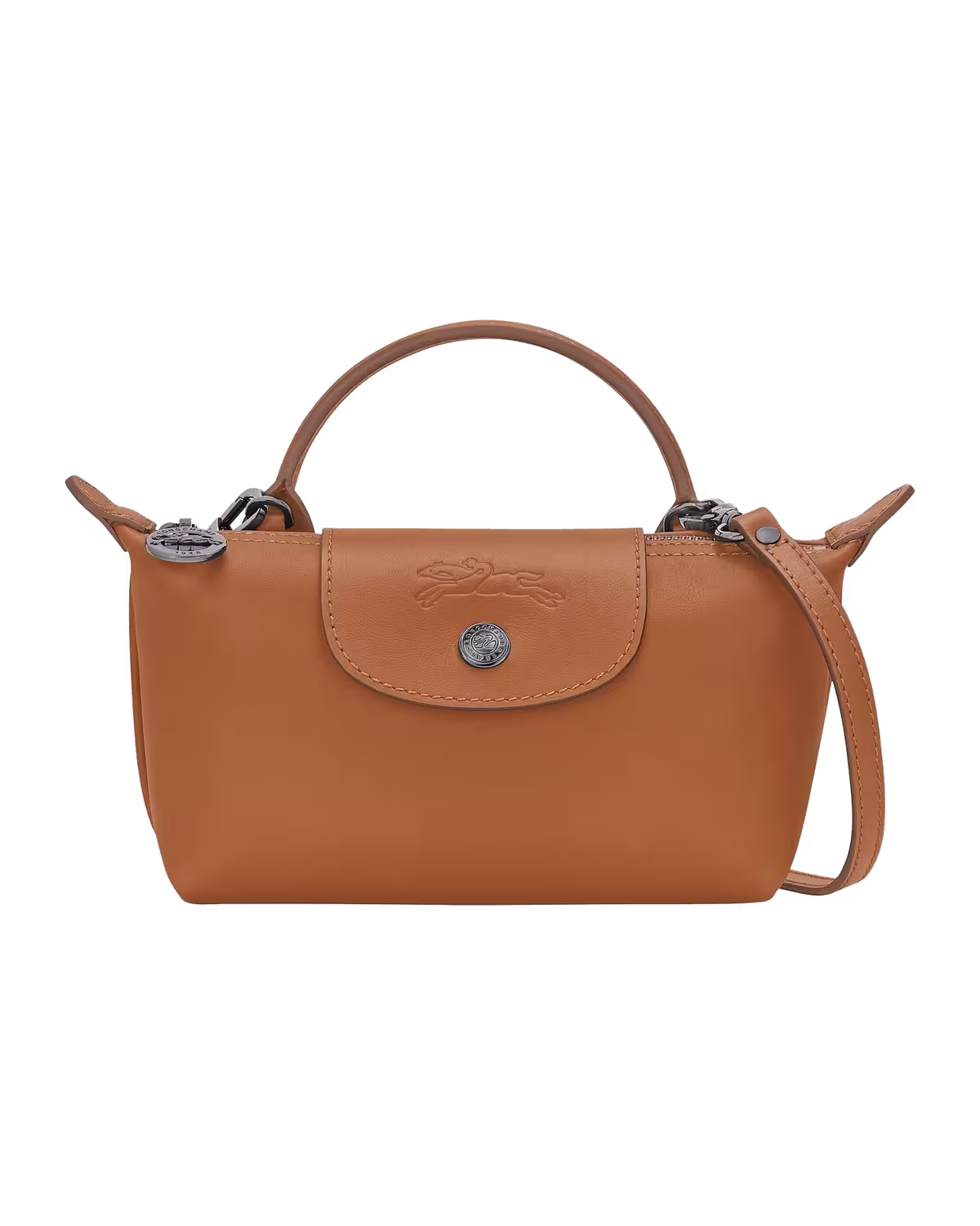 Longchamp Le Pliage Xtra Clutch in Cashew