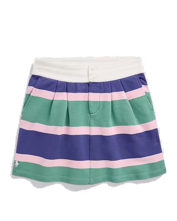 Striped Cotton Terry Rugby Skirt (8-20 Years)