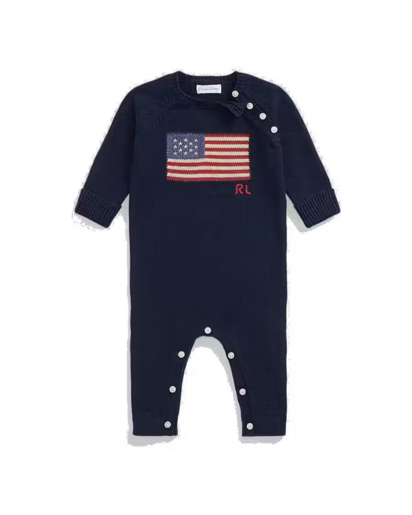 Flag Cotton Coverall (Nb-12 Months)