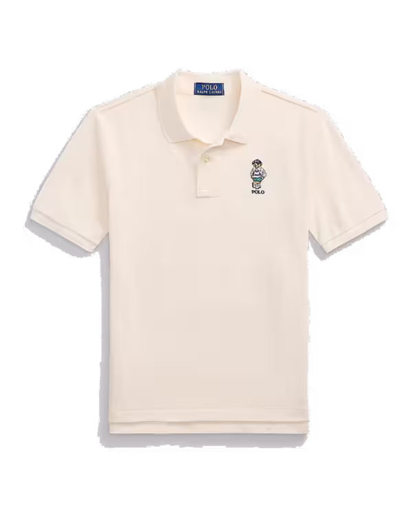 Polo Bear Cotton Mesh Polo Shirt (8-20 Years)