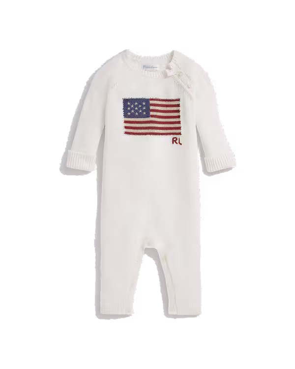 Flag Cotton Coverall (Nb-12 Months)