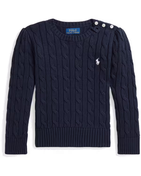 Cable-Knit Cotton Sweater (2-6.5 Years)