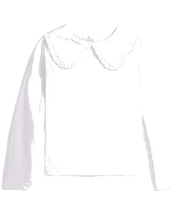 Ruffled Cotton Jersey Tee (2-7 Years)
