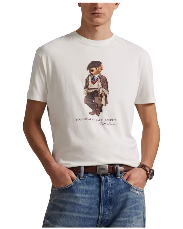 Custom Slim Fit Polo Bear Jersey T-Shirt