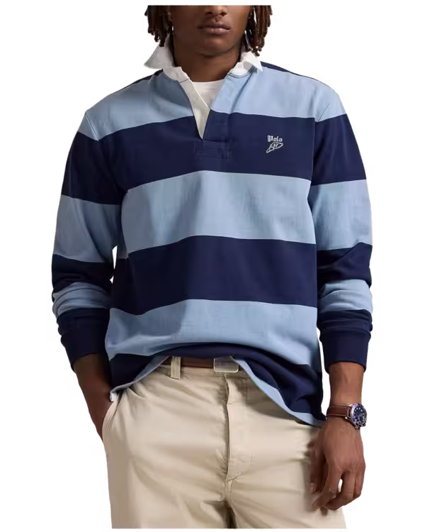 Classic Fit Embroidered Rugby Shirt