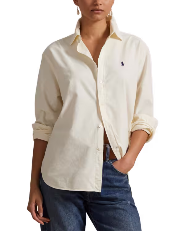 Aboutsize Fit Cotton Oxford Shirt