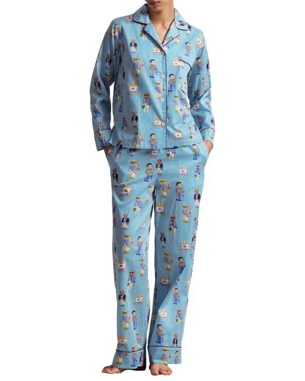 Madison Pj Set - Allover Bear