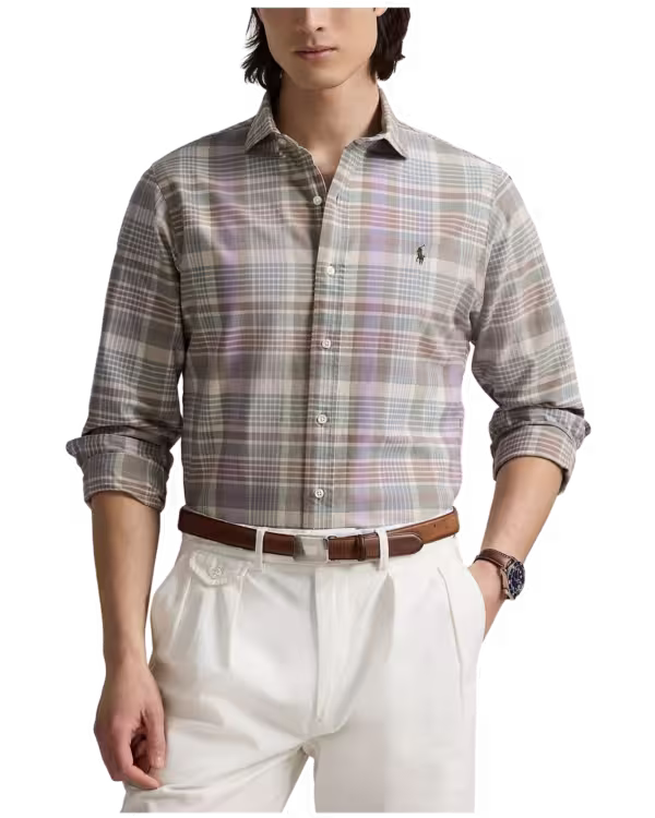 Custom Fit Tattersall Oxford Shirt