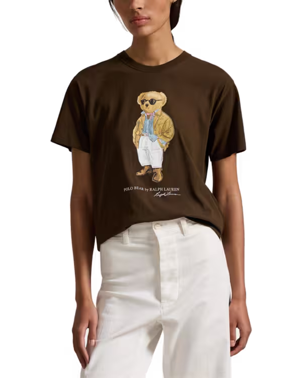 Polo Bear Cotton Jersey Tee