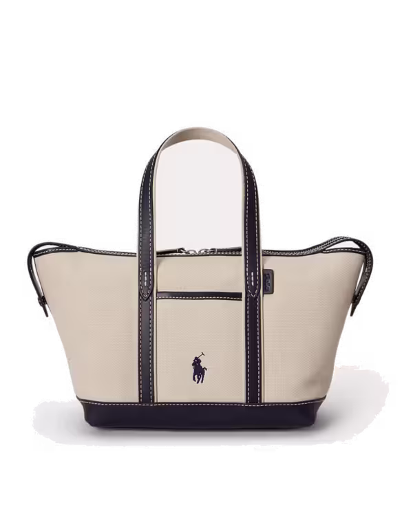 Cotton Canvas Mini Shopper Tote