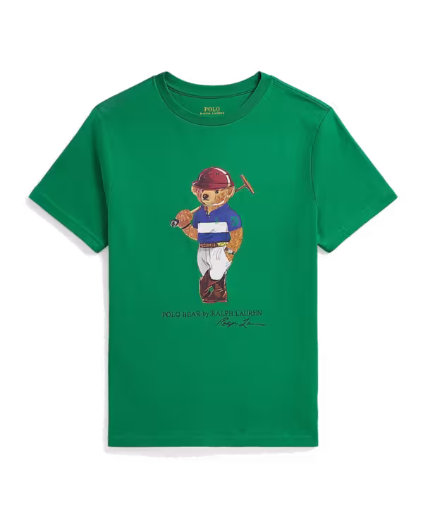 Polo Bear Cotton Jersey T-Shirt (8-18 Years)