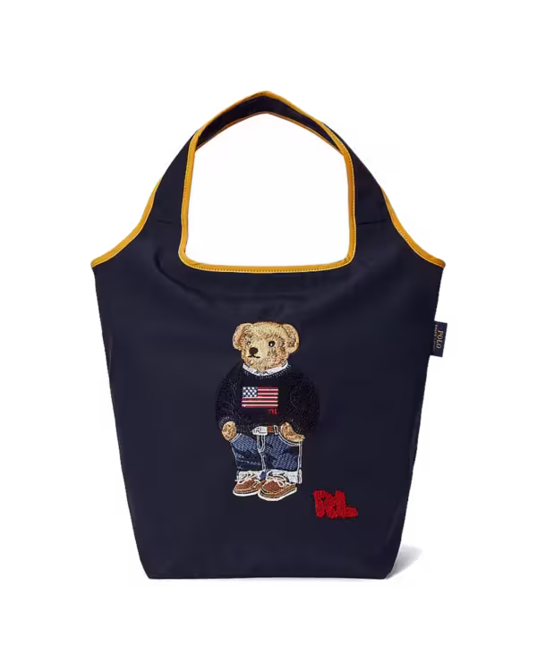 Embroidered Polo Bear Eco Bag