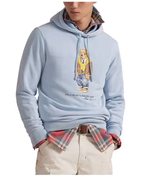 Polo Bear Garment-Dyed Fleece Hoodie