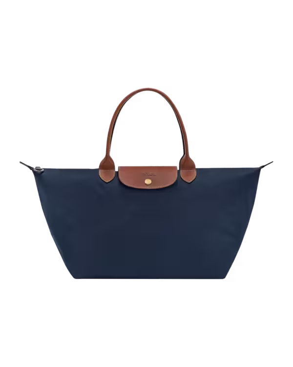 Longchamp Le Pliage Original Top Handle L in Navy
