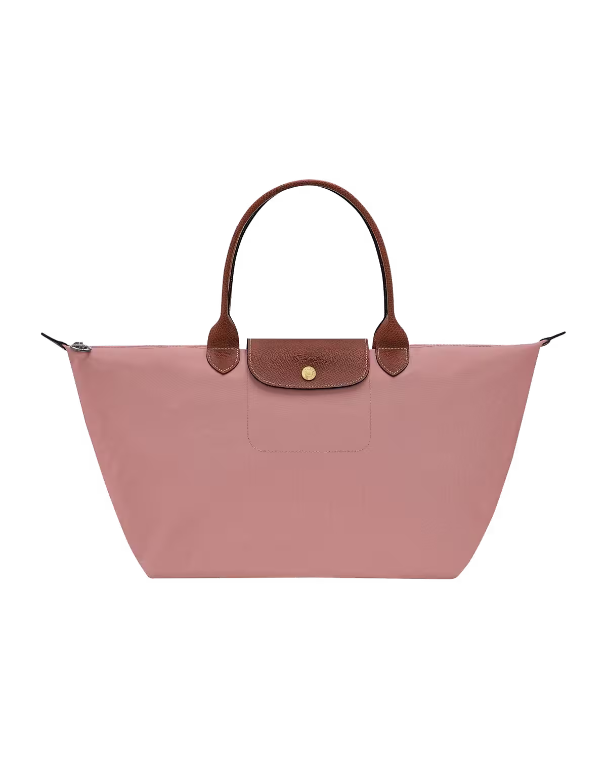 Longchamp Le Pliage Original Top Handle L in Pink Tea